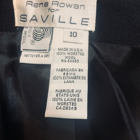 Rena Rowan Wool lined midi skirt, size 10 - Picture 2 of 4